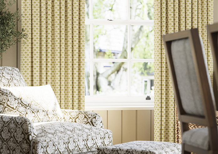 Land & Shore Dawn, Ochre - Made to Measure Curtains - Image 5